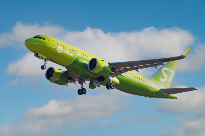 Самолет S7 Airlines Илья Аверьянов, ИА PrimaMedia