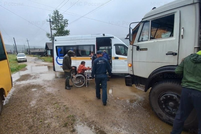 Эвакуация пресс-службы ГУ МЧС по Забайкалью