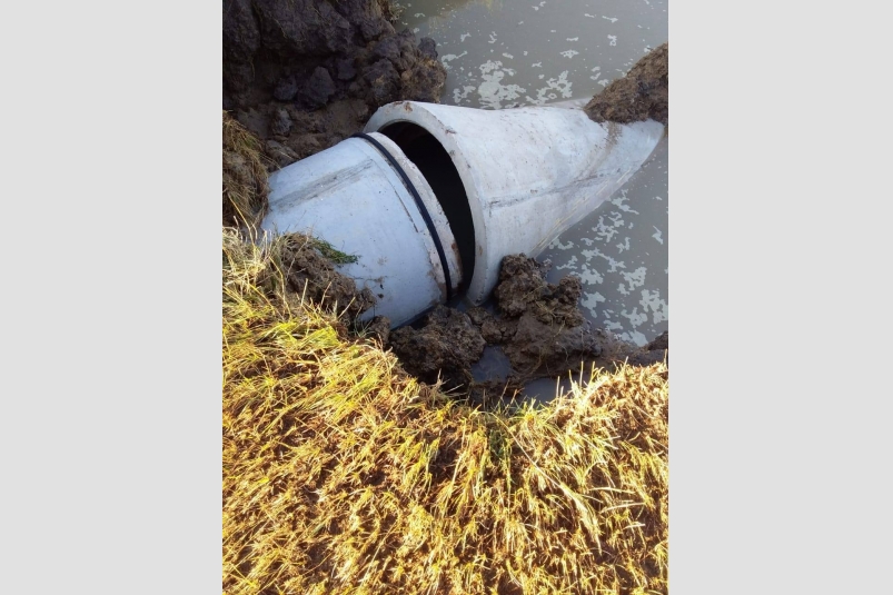 В городе устраняют аварию на водоводе Соцсети М. Миненкова