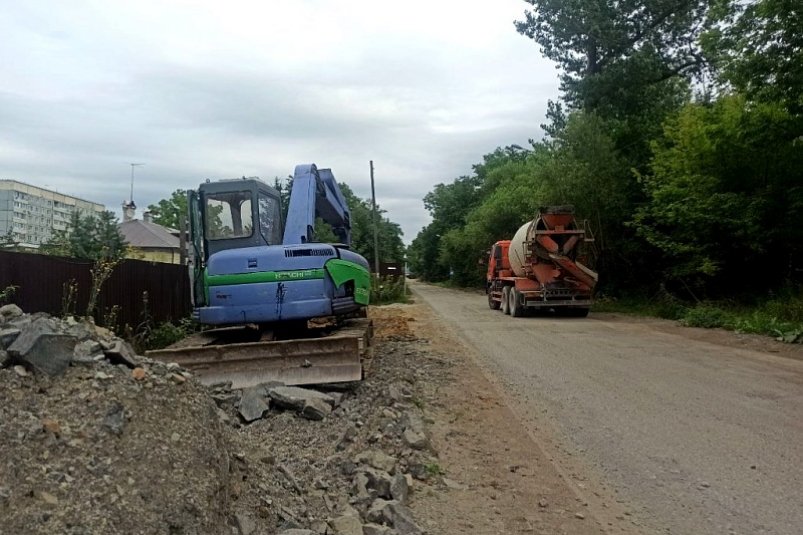 На улице Беговой во Владивостоке начали дорожный ремонт предоставлено пресс-службой мэрии Владивостока