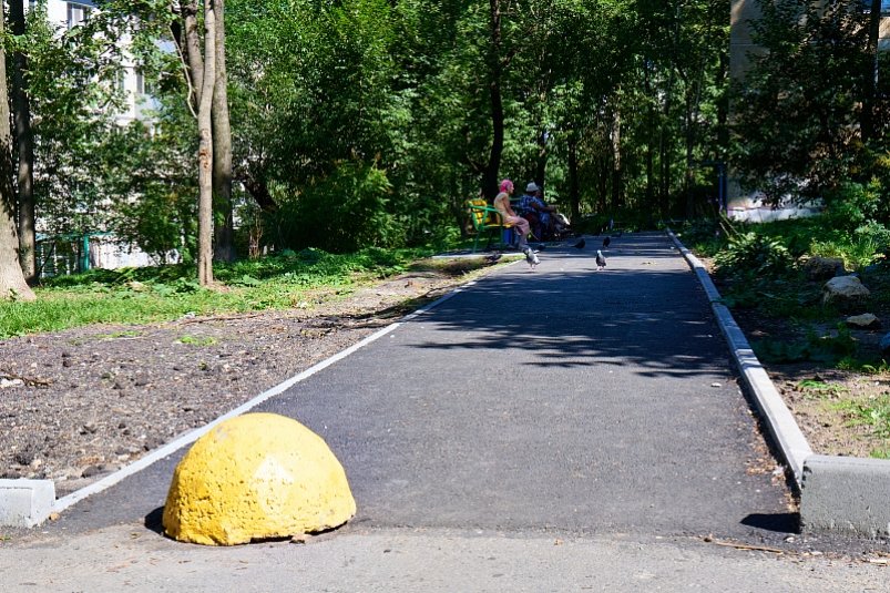 Новая пешеходная дорожка на проспекте Красного Знамени во Владивостоке Администрация Владивостока