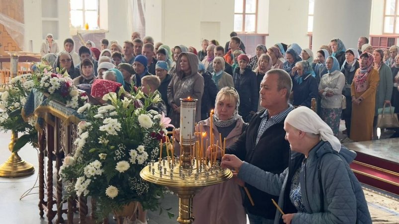 Молебен в соборе тг-канал краевого правительства