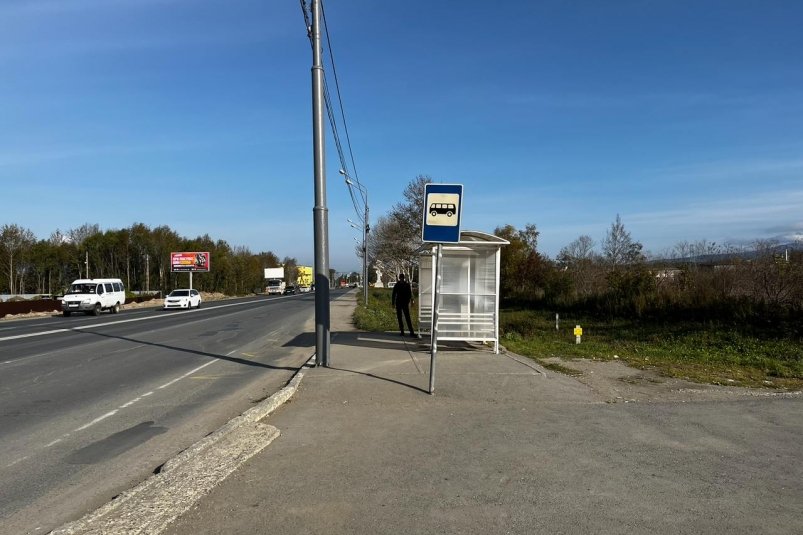 В планировочном районе Хомутово перенесут автобусную остановку пресс-служба министерства транспорта и дорожного хозяйства Сахалинской области