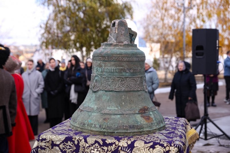 Этот колокол нашли строители, когда разбирали дом в центре города Мэрия Улан-Удэ