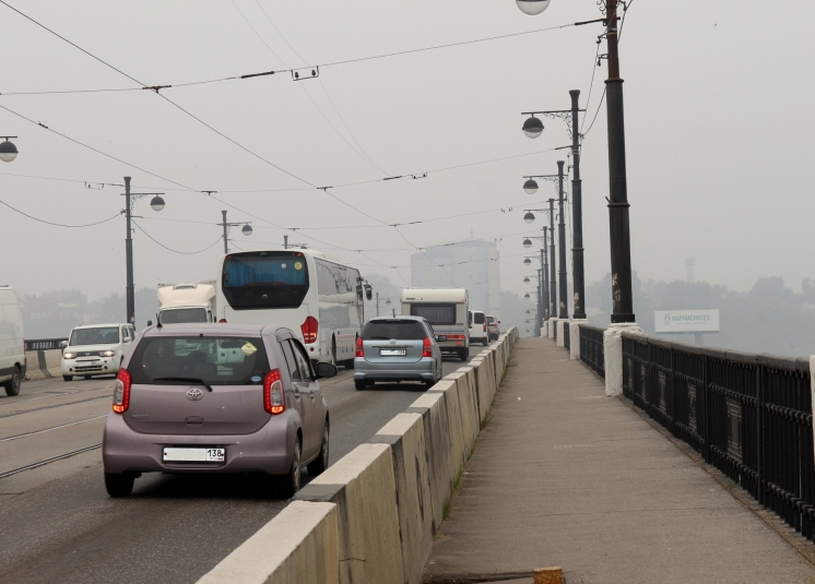 Глазковский мост. Пробки. Иркутск Наталия Раткевич, ИА IrkutskMedia