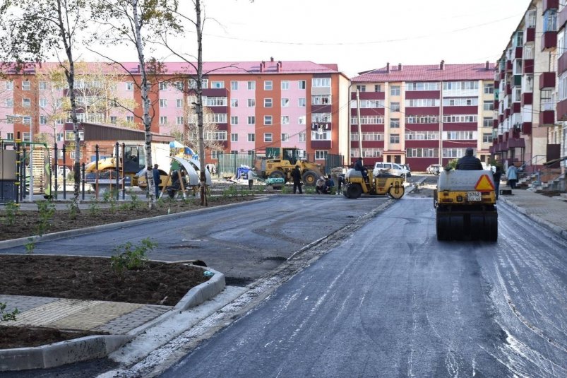 В семи муниципалитетах Сахалинской области завершился капремонт дворов пресс-служба правительства Сахалинской области