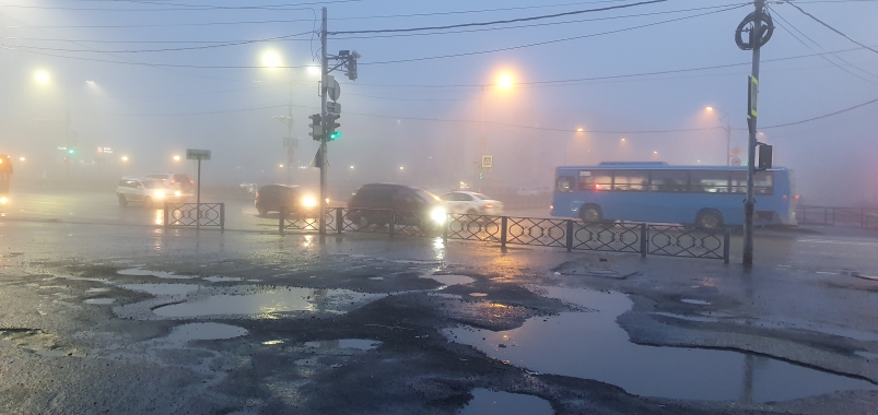 Туман, Петропавловске-Камчатский Анастасия Табачинская, ИА KamchatkaMedia