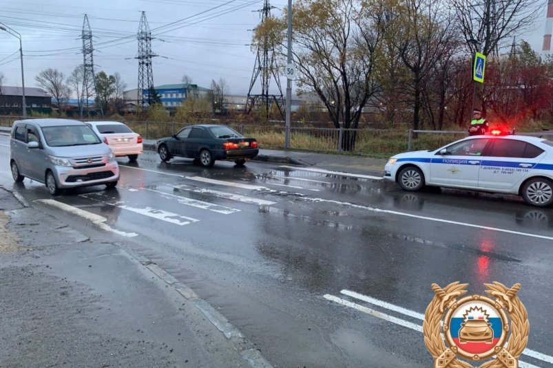 В Южно-Сахалинске водитель Toyota Camry сбил пешехода ОГИБДД Южно-Сахалинск