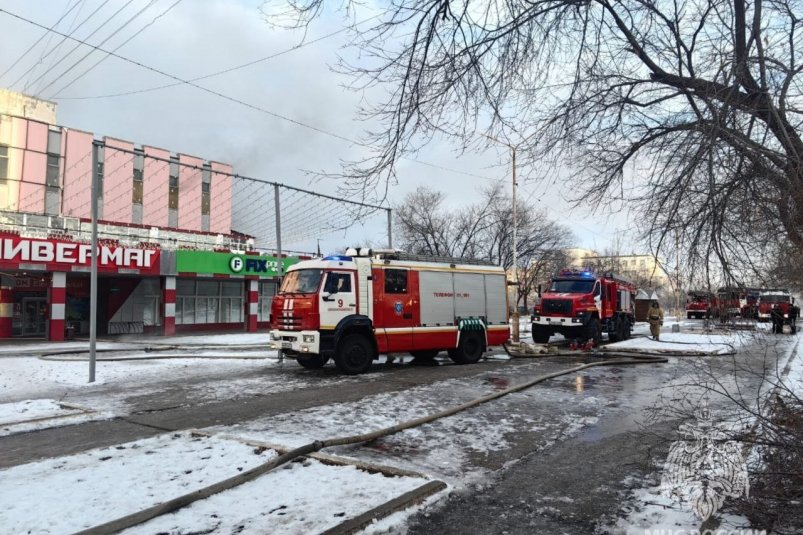 Пожар в Краснокаменске ГУ МЧС России по Забайкалью