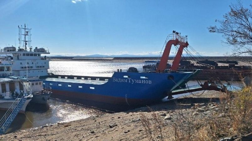 В Хабаровск из Китая прибыл новый сухогруз "Вадим Туманов" Пресс-служба министерства природных ресурсов Хабаровского края