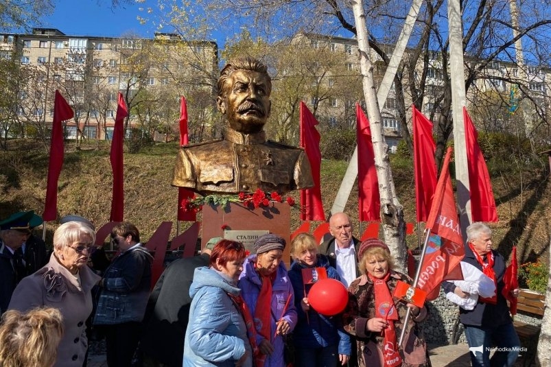 Памятник Сталину в Находке Анна Франц, ИА NAkhodka.Media