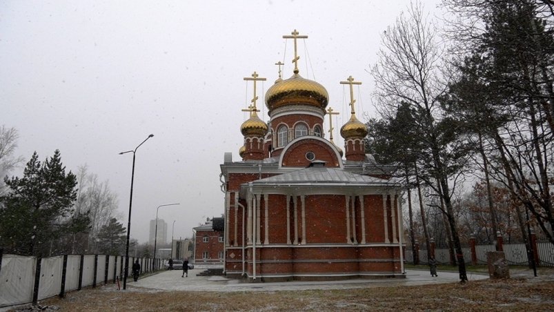 В Хабаровске освятили новый храм на Центральном кладбище Официальный портал  Приамурской митрополии