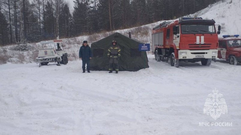 Пункты обогрева на трассах в Забайкалье ГУ МЧС России по региону