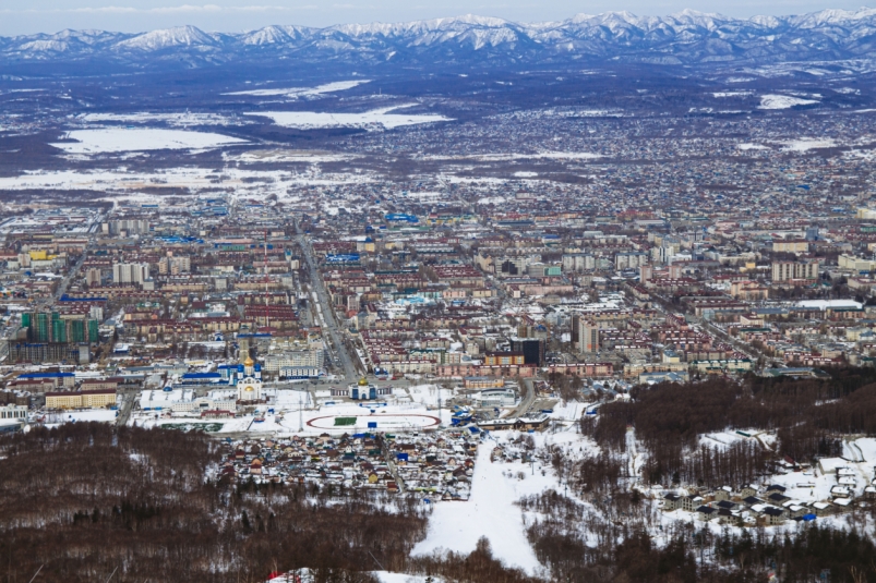 Вид на Южно-Сахалинск Владислав Беляцкий, ИА SakhalinMedia