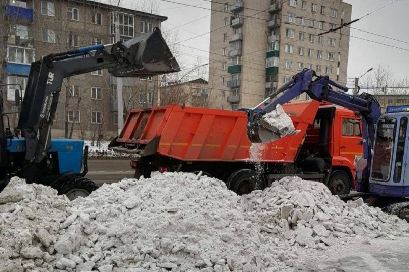 Уборка снега тг-канал главы Забайкалья