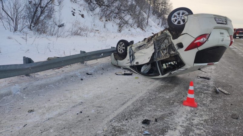 В Хасынском муниципальный округе столкнулись Toyota Probox и  Nissan Tiida Госавтоинспекция УМВД России по Магаданской области