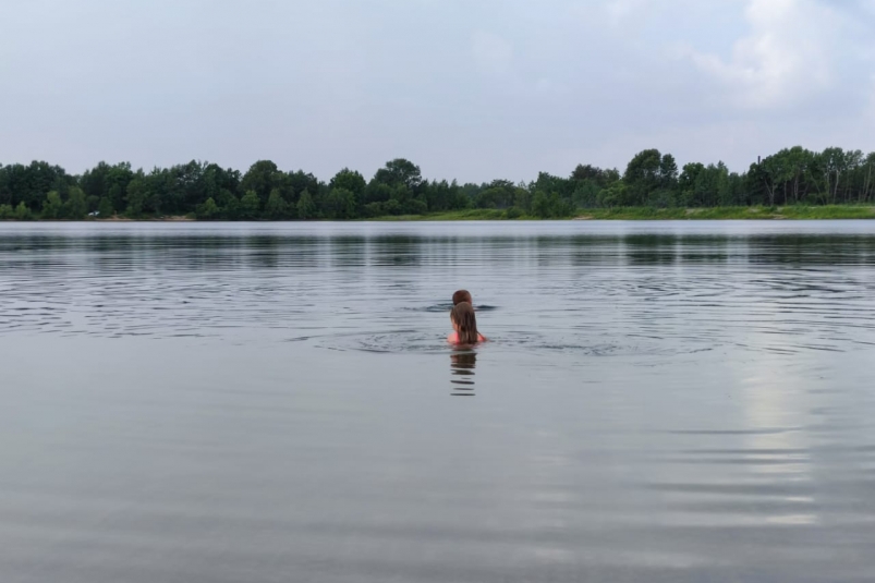 Человек в воде Марина  Померанцева , ИА EAOMedia