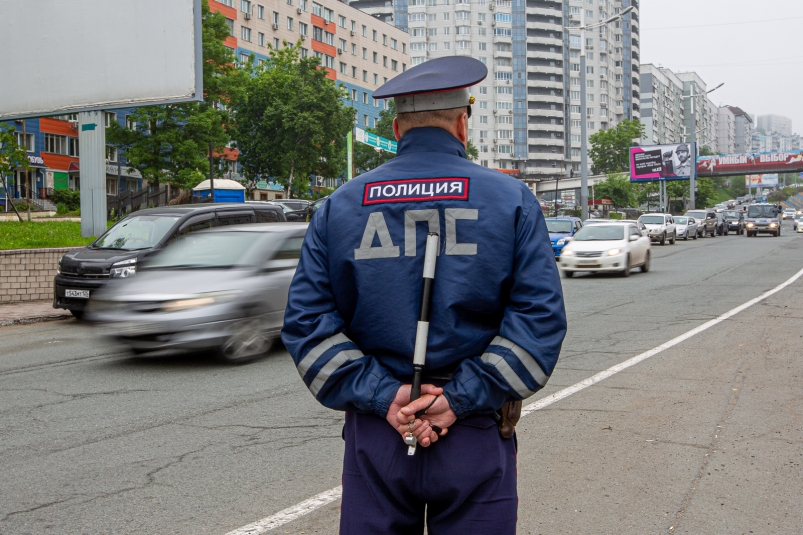 ДПС, ГИБДД, Полиция, остановка транпорта, ГАИ, инспектор, превышение, штраф Мария Смитюк, ИА PrimaMedia