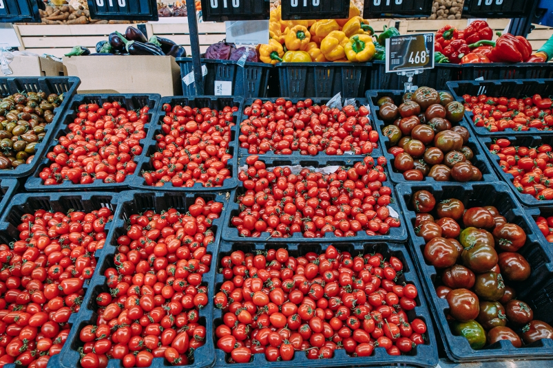 супермаркет, продукты, еда, магазин, помидоры, овощи Мария Смитюк, ИА PrimaMedia