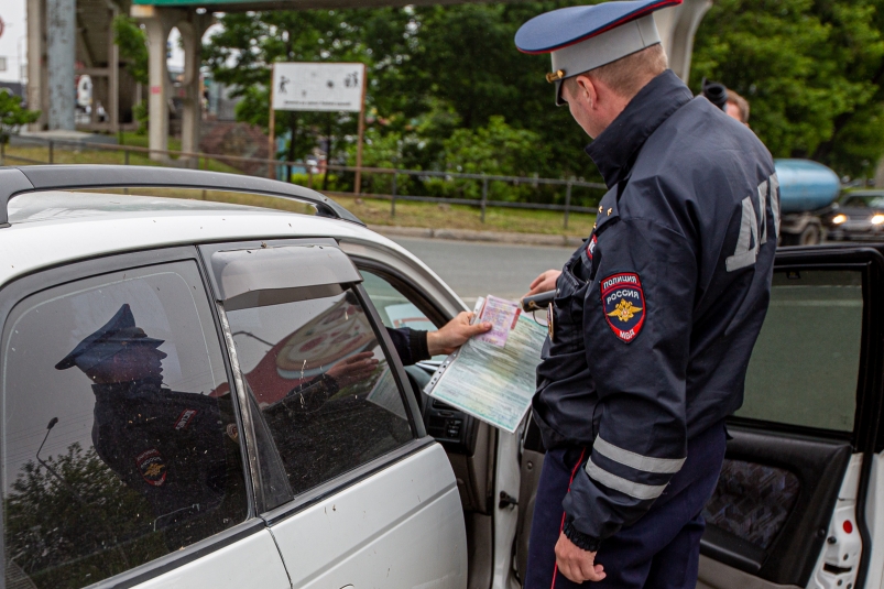 ДПС, ГИБДД, Полиция, остановка транпорта, ГАИ, инспектор, превышение, штраф Мария Смитюк, ИА PrimaMedia