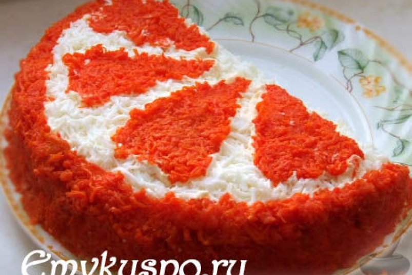 Салат "Апельсиновая долька" russianfood.com