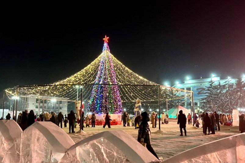 Ледовый городок открылся 28 декабря пресс-служба главы Белогорска