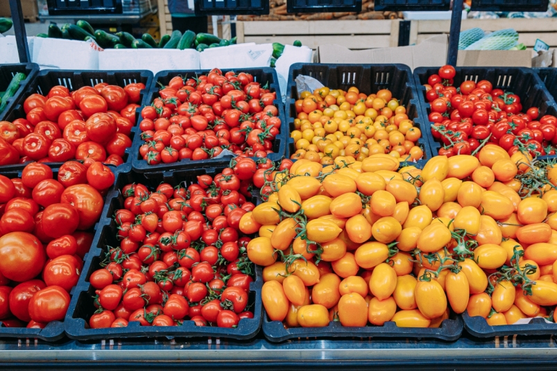 супермаркет, продукты, еда, магазин, овощи, помидоры Мария Смитюк, ИА PrimaMedia