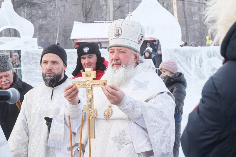 Обряд освещения воды Юлия Ушакова, корр ИА IrkutskMedia