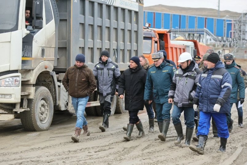 Александр Куренков и Вениамин Кондратьев проинспектировали ход работ по ликвидации ЧС в Темрюкском районе Администрация Краснодарского края