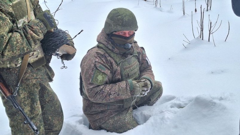 Военные учения по инженерной подготовке на Сахалине пресс-служба Восточного военного округа