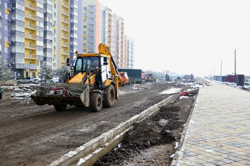 Сеть дорог свяжет частный сектор и соцобъекты в в крупном районе Краснодара t.me/emnaumov