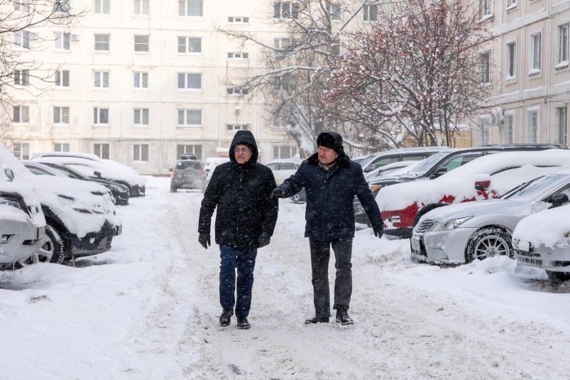 В Южно-Сахалинске проверили качество уборки дворов от снега пресс-служба администрации Южно-Сахалинска