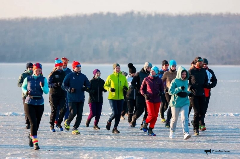 Тренировка перед полумарафоном Magic Vladivostok Ice Run Илья Аверьянов, ИА PrimaMedia