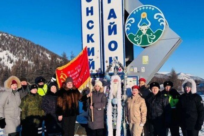 100 дней до 80-летия Великой Победы: Знамя Победы достигло Полюса холода газеты Оймяконского района "Северная заря"