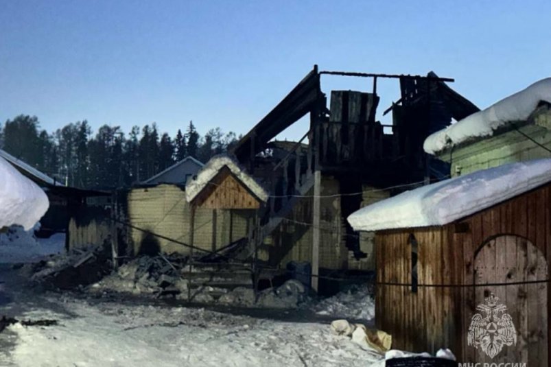 Пожар Пресс-служба ГУ МЧС России по Иркутской области