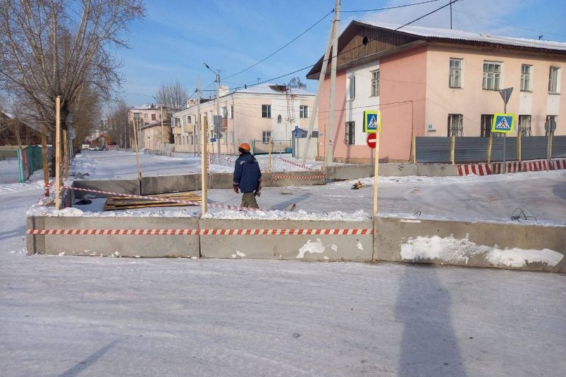 Дорогу перекрыли мэрия Улан-Удэ