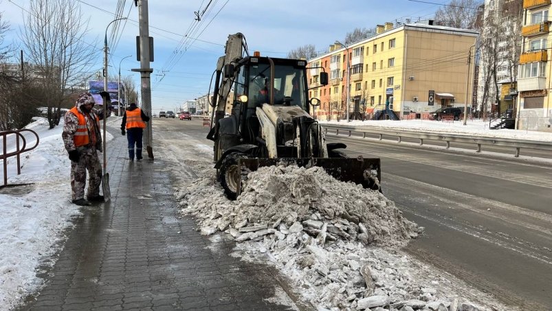 Расчистка тротуаров администрация Иркутска