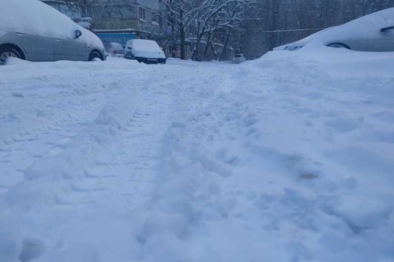 Ставрополь в снегу ИА Stavropol.Media