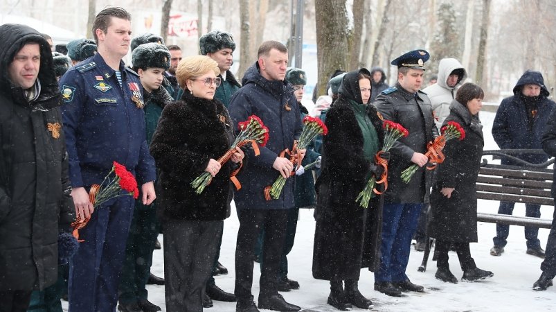 Памятный камень "СВОим Героям" Пресс-служба администрации Краснодара