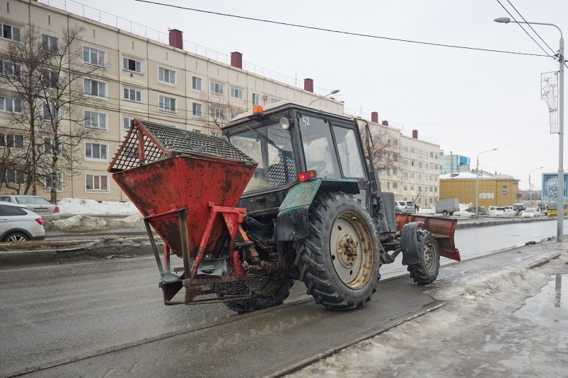 Контроль за обработкой тротуаров от гололеда усилили в Южно-Сахалинске пресс-служба администрации Южно-Сахалинска