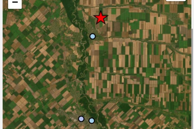 Землетрясение магнитудой 4,3 балла ощутили жители Кубани m.emsc.eu