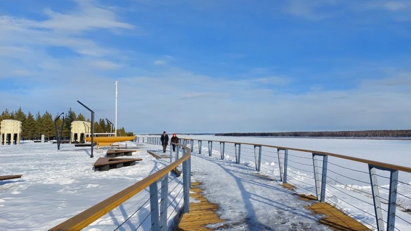 город Нюрба, набережная ИА YakutiaMedia