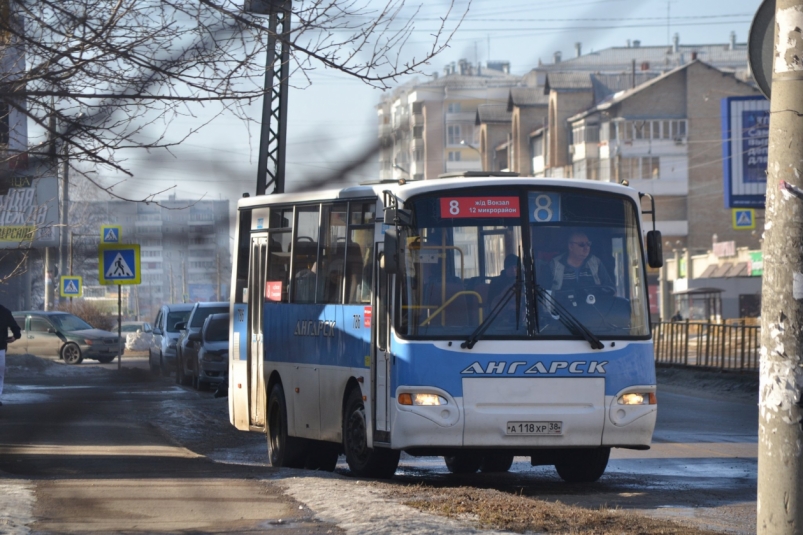 Автобус в Ангарске Анастасия Вострецова, корр. ИА AngarskMedia