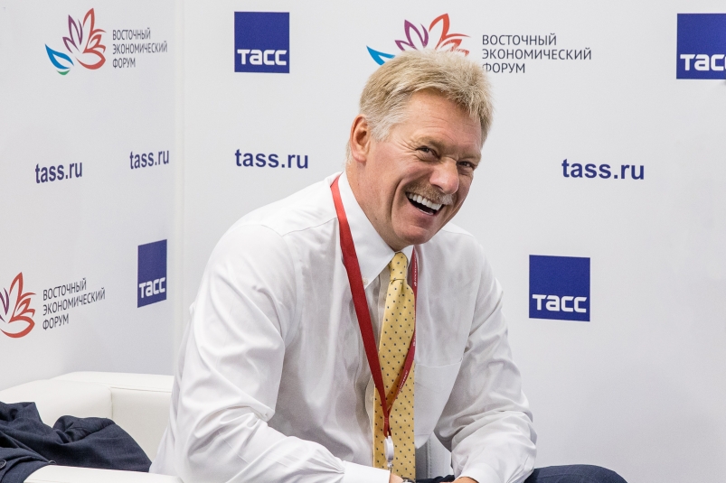 Пресс-секретарь президента РФ Дмитрий Сергеевич Песков Мария Смитюк, ИА PrimaMedia