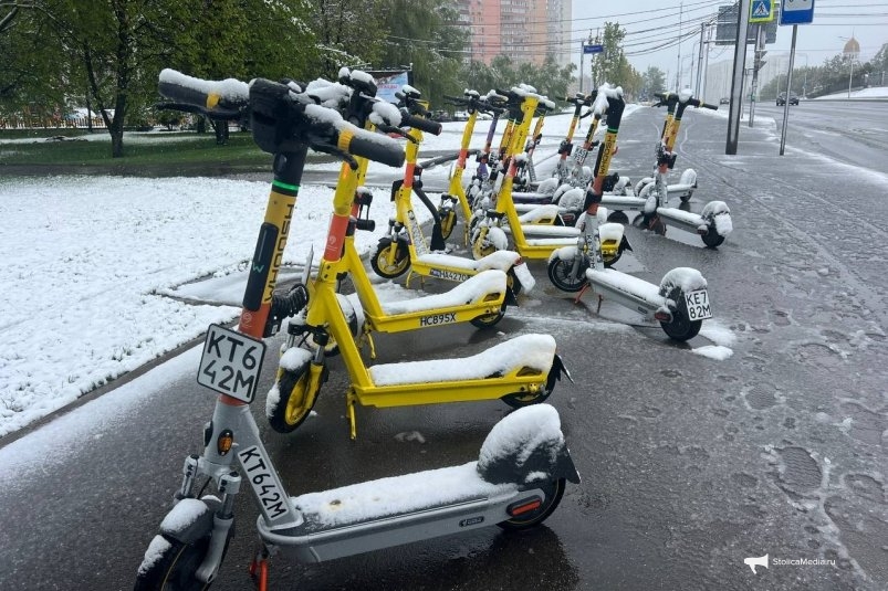 Снег в Москве ИА StolicaMedia