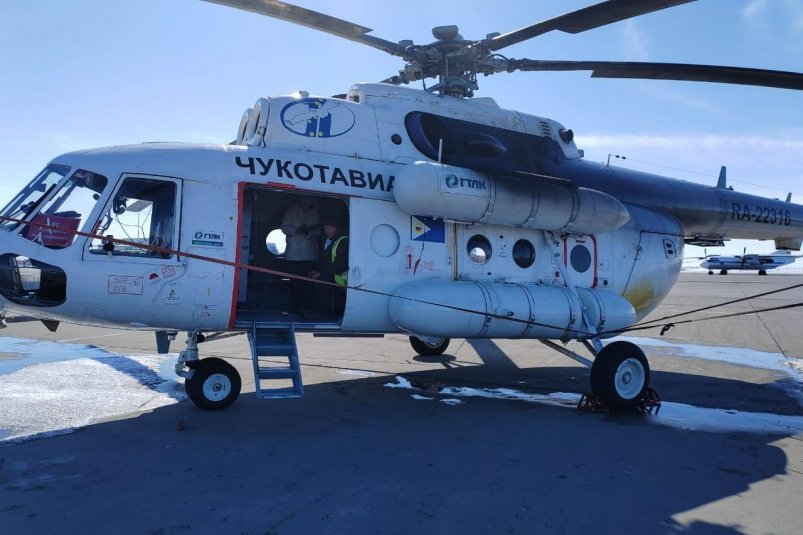 Вертолёт Ми-8 Восточное межрегиональное СУТ СК России