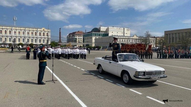 В центре Ставрополя репетируют парад Победы ИА Stavropol.Media