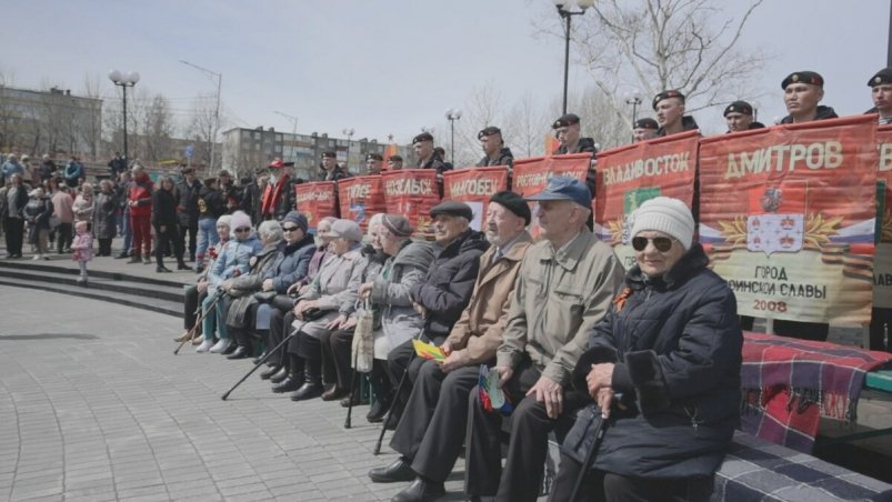 Ветераны ВОВ на торжественном мероприятии, посвященном  юбилею Великой Победы. 8 мая  2025 kamgov.ru