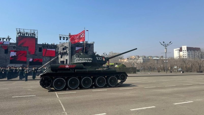 Парад Победы в Чите Анастасия Москалёва, ИА ChitaMedia