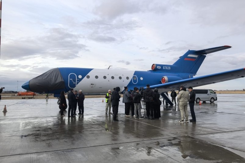 Самолет-зондировщик Як-40 прибыл в Якутск Служба спасения Якутии
